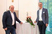 Pastoralreferent Winfried Reininger (rechts) mit GPR Geschäftsführer Achim Neyer